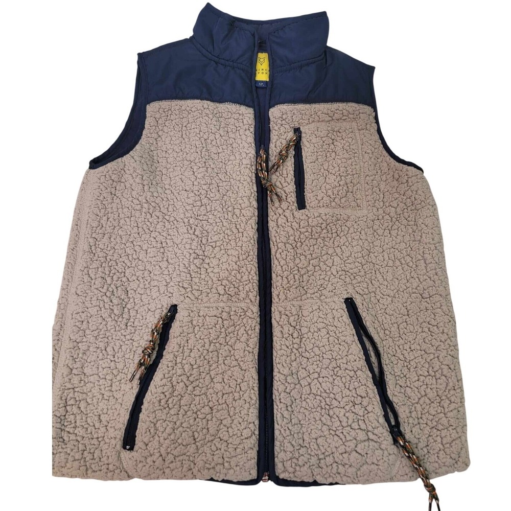Prince and Fox Men's Vest Size Small Sherpa Warm‎ Winter